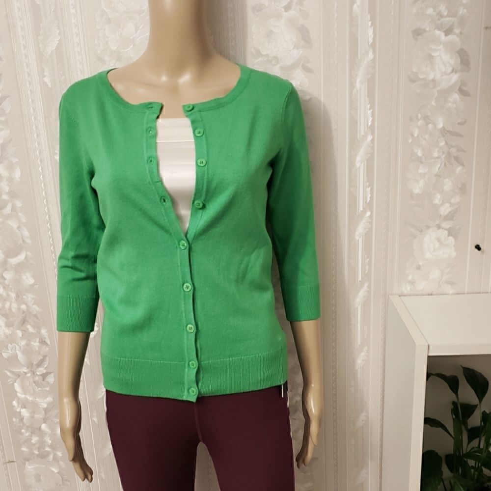 Rozali/Dressbarn 3/4 Sleeve Cardigan 